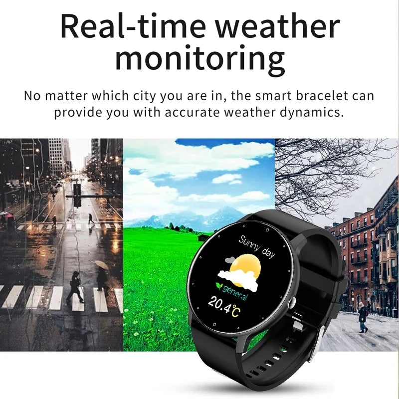 2026 Waterproof Smartwatch for Men and Women with Heart Rate Monitor, Fitness Tracking, and Compatibility for Android and iOS
