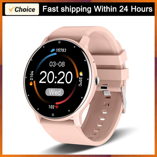 2026 Waterproof Smartwatch for Men and Women with Heart Rate Monitor, Fitness Tracking, and Compatibility for Android and iOS