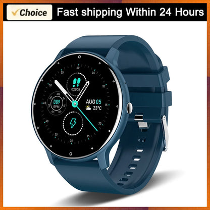 2026 Waterproof Smartwatch for Men and Women with Heart Rate Monitor, Fitness Tracking, and Compatibility for Android and iOS